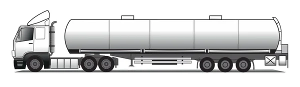 Tank trailer — Stockvector