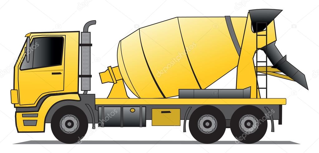 Cement mixer truck