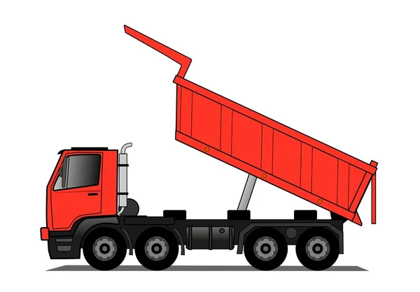 Camião basculante pesado — Vetor de Stock