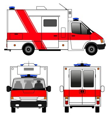 Ambulans acil araba
