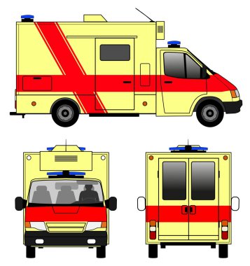 Ambulans acil araba