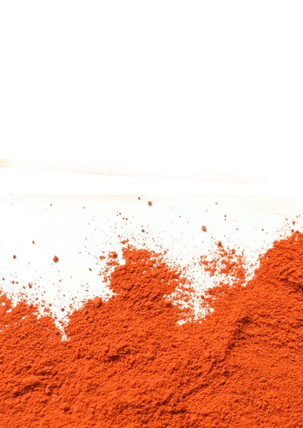 Röd paprika isolerade bakgrund — Stockfoto