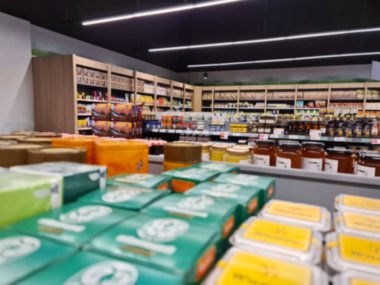 Marketteki Malı Türlerinin Bulanık Arkaplanı
