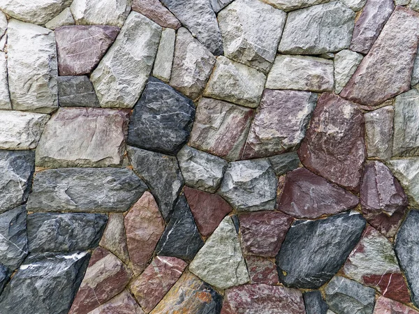 Volledige Frame Achtergrond Van Decoratieve Kleurrijke Betegelde Stenen Muur — Stockfoto