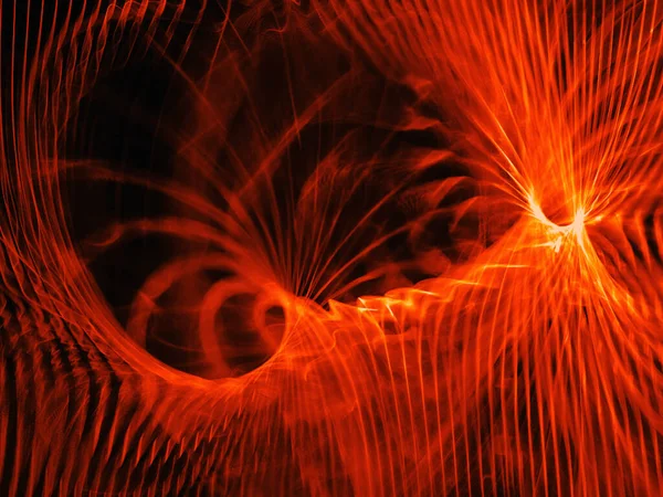 Kırmızı Turuncu Sarmal Alevlerin Tam Çerçeve Resimli Soyut Arkaplanı