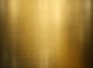 Hafif yansımalı altın metal doku. Tasarım için harika bir arkaplan.