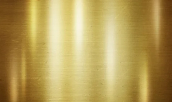 Текстура Золотого Металла Отражением Света Отличный Фон Дизайна — стоковое фото