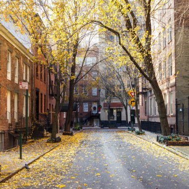 Manhattan, New York şehrinin Greenwich Village mahallede bloğu
