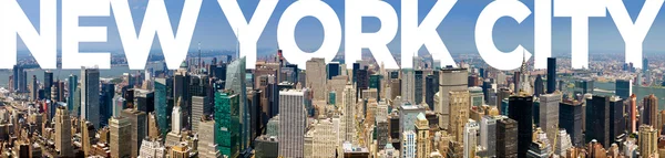 New Yorker Stadtpanorama — Stockfoto