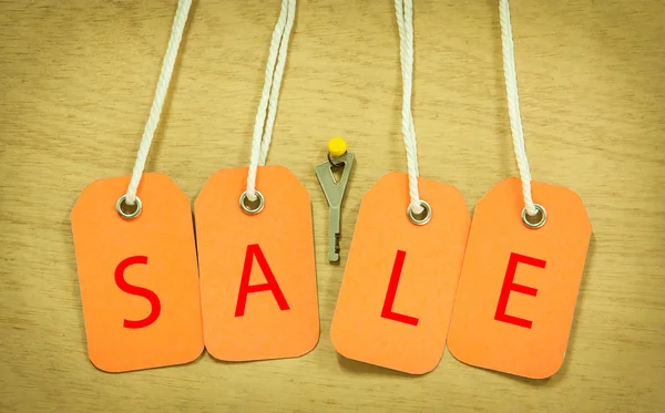 Sale tags — Stock Photo, Image