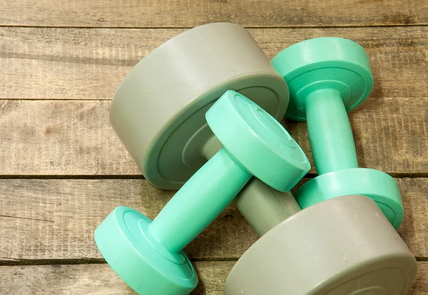 Fitness dumbbells — Stock Photo, Image