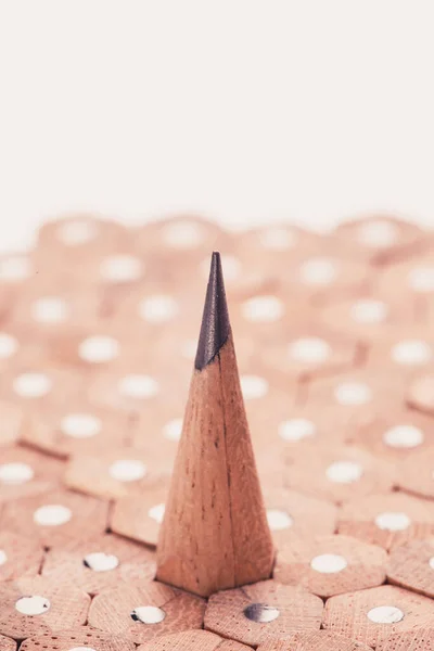 Group Sharpen Unsharp Pencils Concept Comparing Team Work — Stock Photo, Image