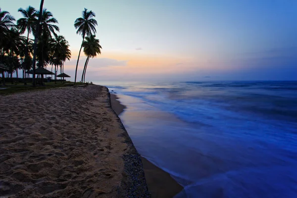 Vista Mar Cape Coast Manhã Gana África Ocidental — Fotografia de Stock