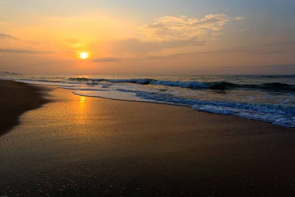 Stranden Vid Cape Coast Ghana Morgonen — Stockfoto