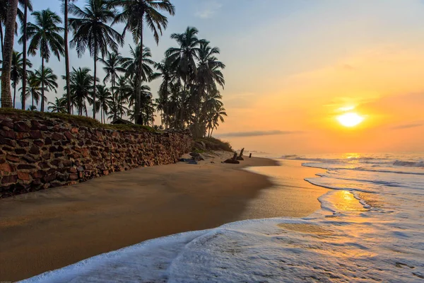 Pláž Cape Coast Ghana Ráno — Stock fotografie