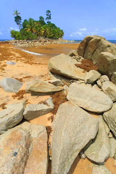 Belo Céu Praia Gana África Ocidental — Fotografia de Stock