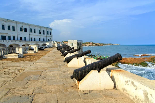 Castillo Cape Cost Uno Los Lugares Históricos Más Importantes Ghana Imagen De Stock