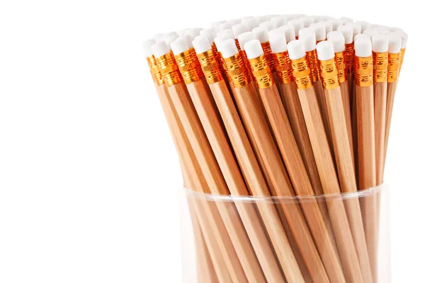 Group Pencils White Background — Stock Photo, Image