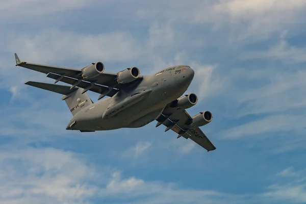 NOVO WINDSOR, NY - 3 DE SETEMBRO DE 2016: Gigante C-17 Globemaster III — Fotografia de Stock