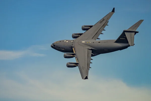 NEW WINDSOR, NY - SEPTEMBER 3, 2016: Giant C-17 Globemaster III — Stock Photo, Image