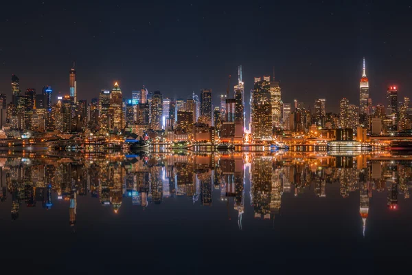 Skyline di Lower Manhattan — Foto Stock