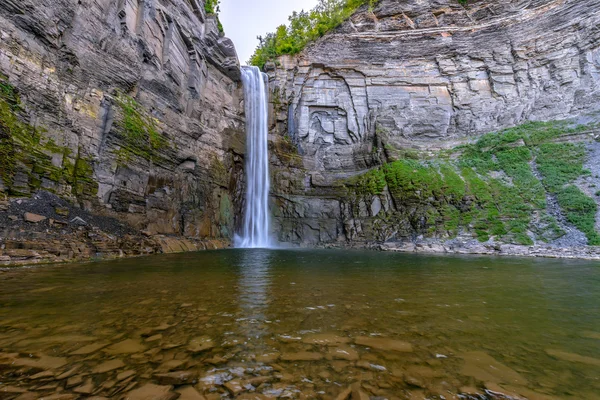 Taughannock Falls na região dos Finger Lakes, estado de Nova Iorque . Fotografia De Stock