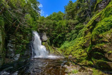 Bushkill şelale Poconos, Pa ilkbaharda