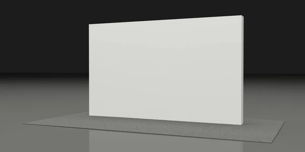 Bannière 2x3 mètres. rendu 3d réaliste. Modèle pour votre conception. — Photo