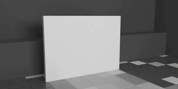 3d render 2x3 pop up template. Реалистичный изолированный макет — стоковое фото