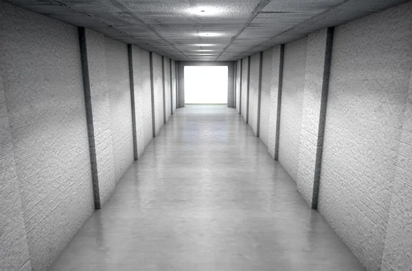 Sport stadion Tunnel — Stockfoto