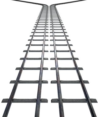Tren rayları izole