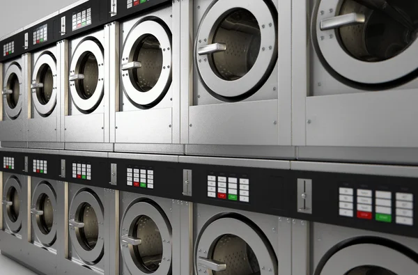 Industrielle Waschmaschine — Stockfoto