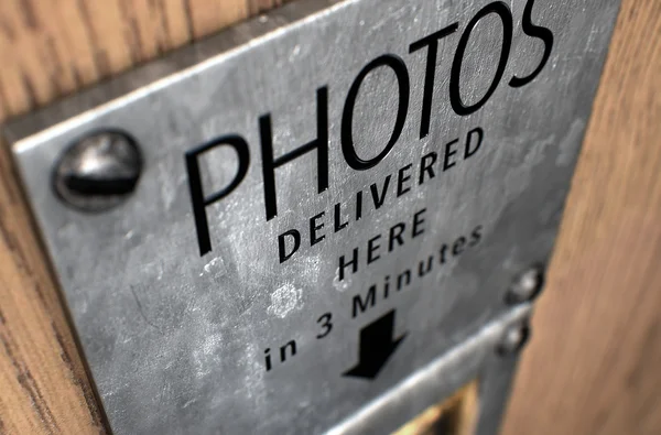 Vintage Photo Booth vyzvednutí Slot — Stock fotografie