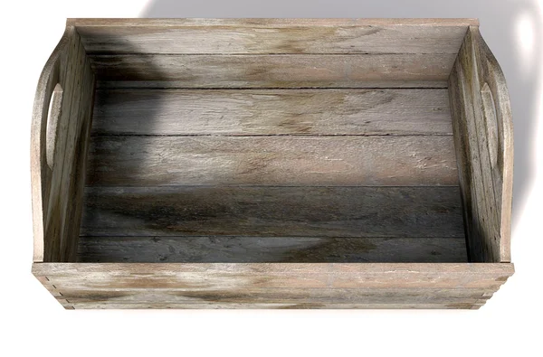 Skrzynka drewniana Carry — Zdjęcie stockowe