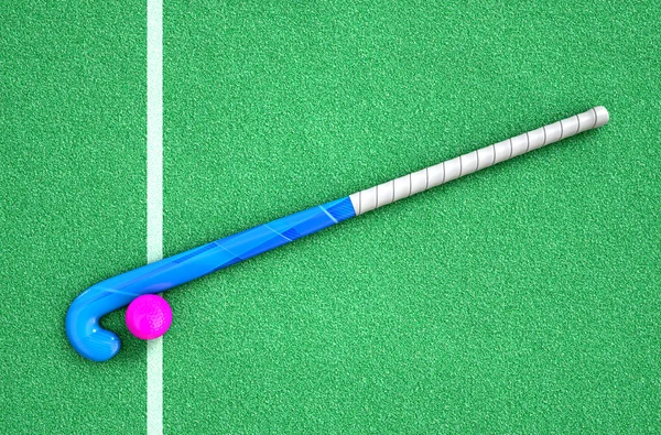 Hockey Stick And Ball