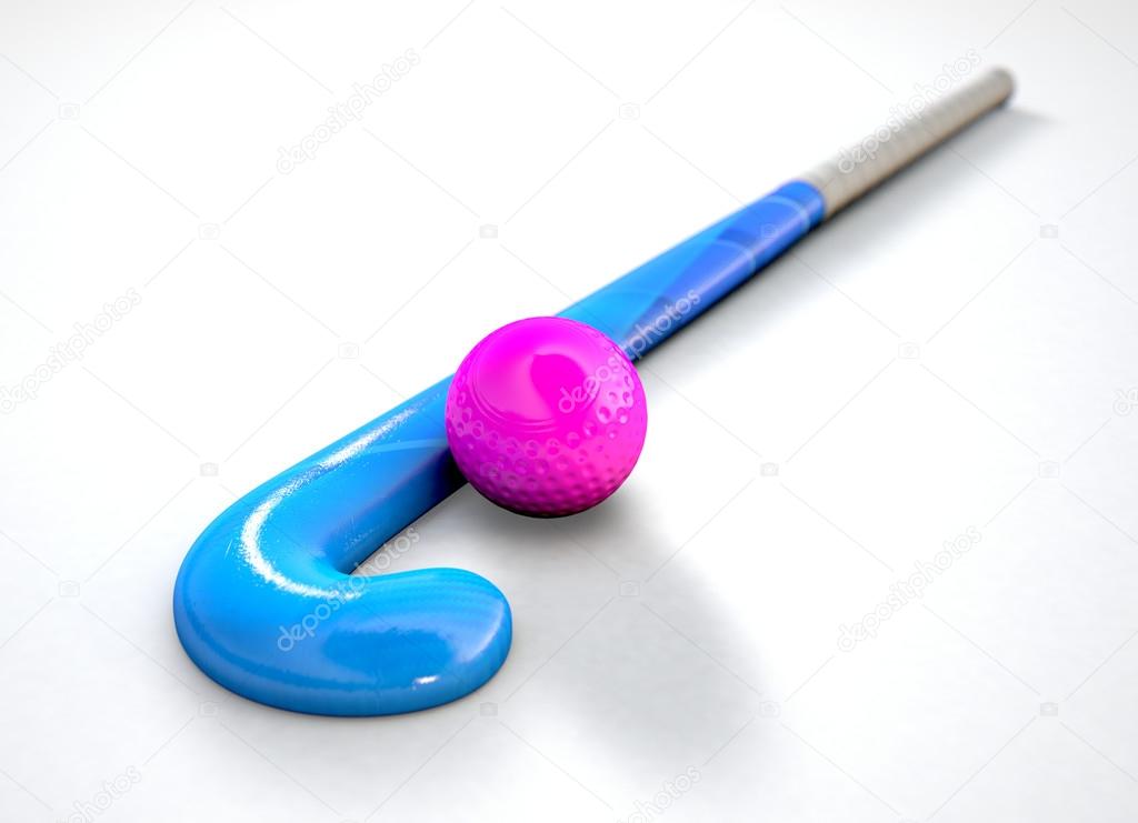 Hockey Stick And Ball