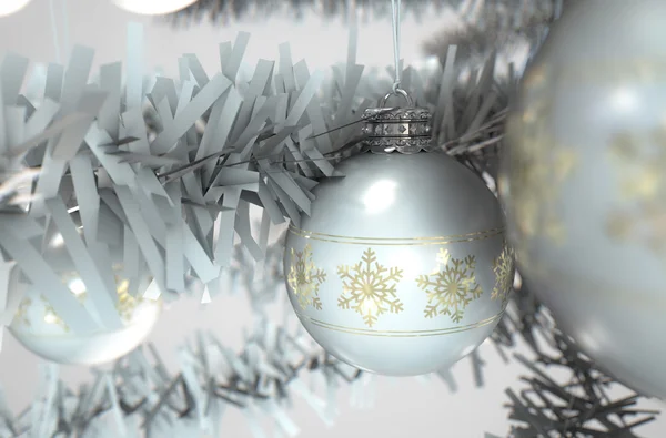 Christmas Decor White — Stock Photo, Image