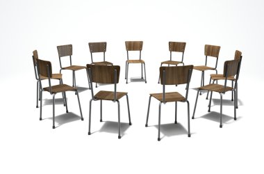 Grup terapisi sandalye