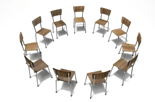 Group Therapy Chairs — Stock Photo © albund #123729306