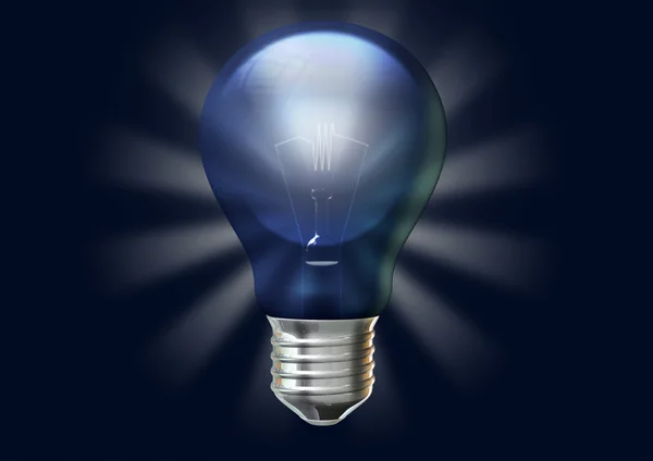 Thought leader light bulb — Stock Photo, Image