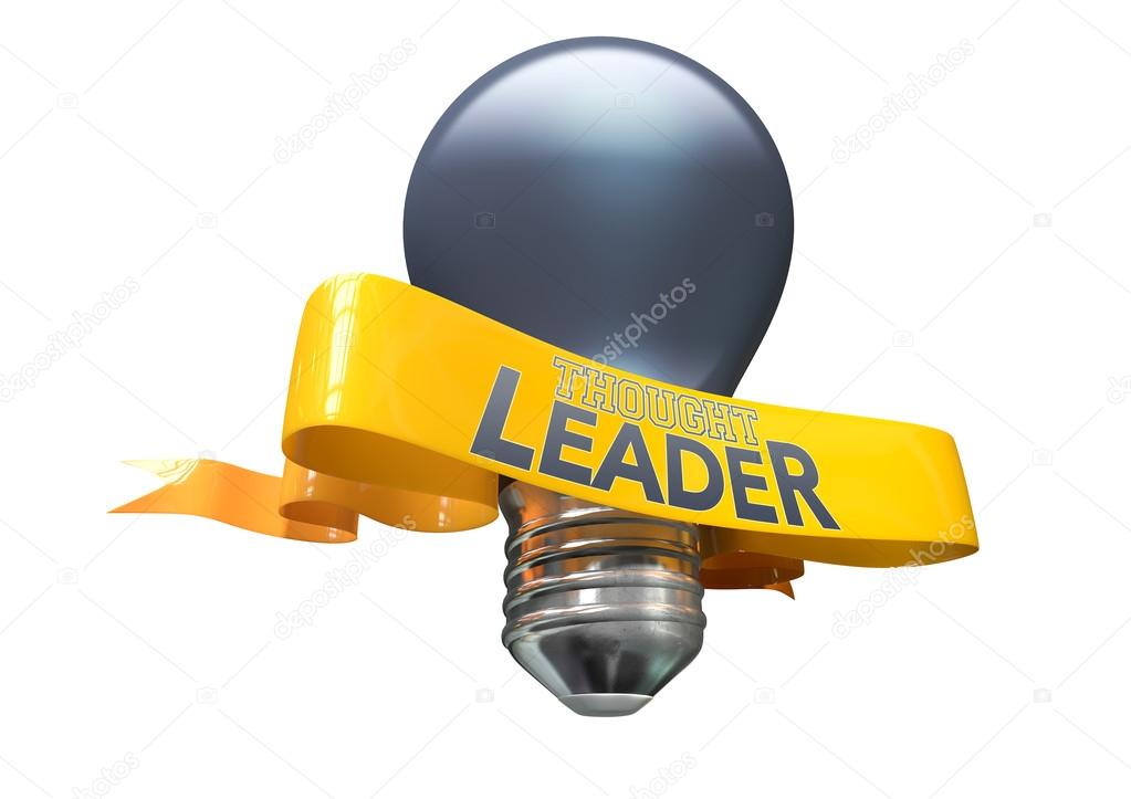 Thought Leader Light Bulb And Banner