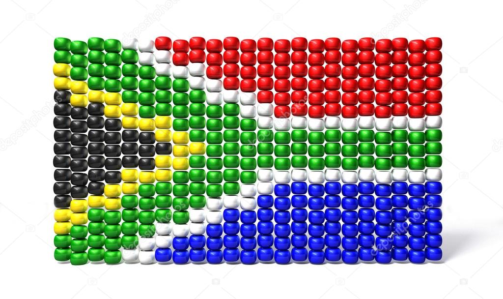 South African Zulu Bead Flag Stock Photo by ©albund 54061771