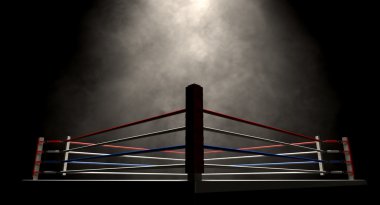 boks ring spotlit koyu
