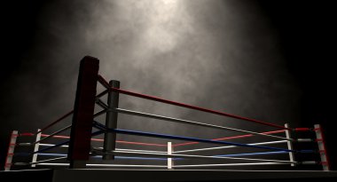 boks ring spotlit koyu