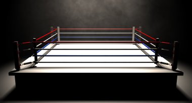 boks ring spotlit koyu