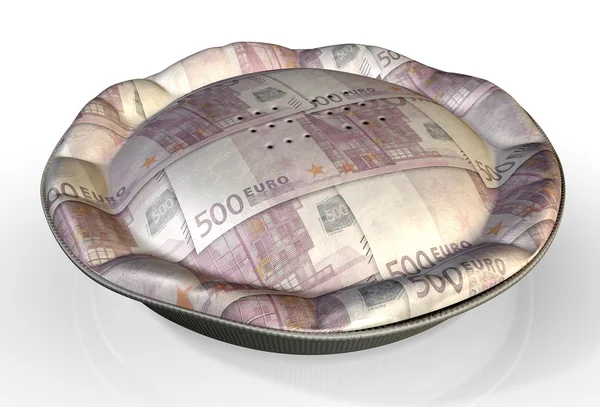 Geldkuchen Euro — Stockfoto