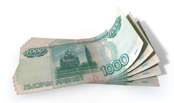 Rubel Bank konstaterar spridning — Stockfoto