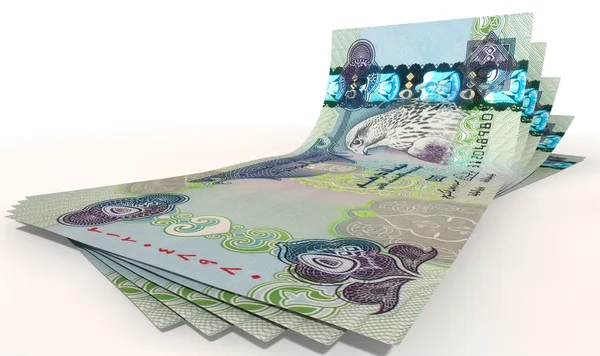 Dirham-Banknoten breiten sich aus — Stockfoto