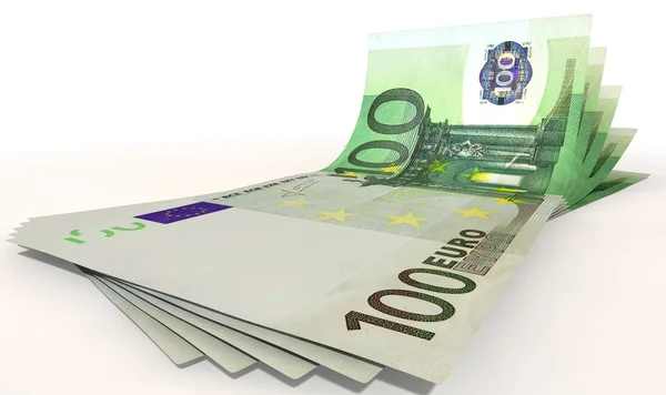 Euro Bank Notes Spread — Stock Photo, Image