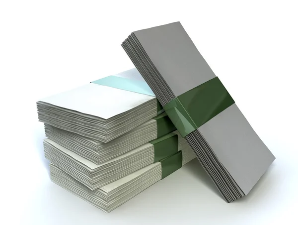 Stack Generic Bank Notes — Stock Photo, Image